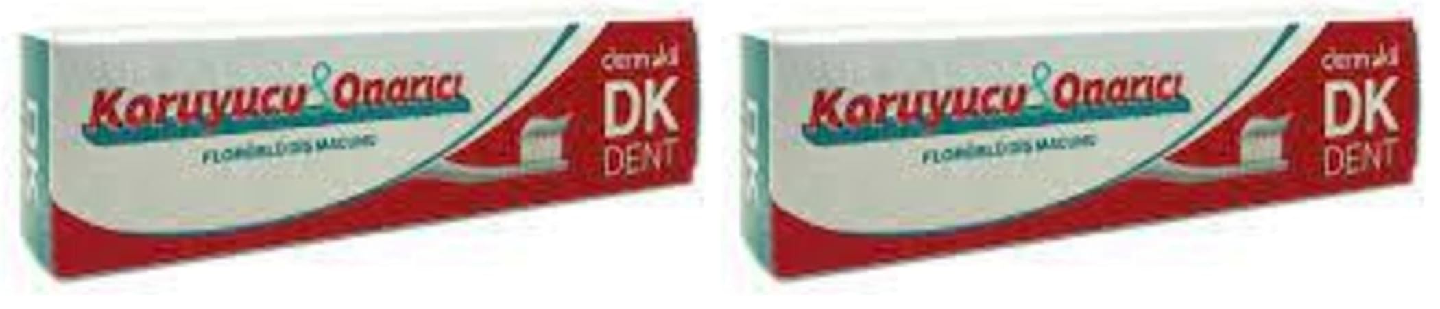 DKDENT Florürlü Koruycu ve Onarıcı Diş Macunu 100 ml 2li paket