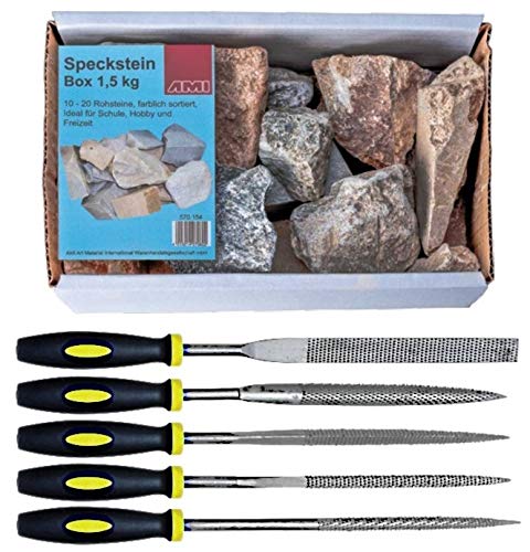 AMI Speckstein Box 1,5 kg + Raspelset