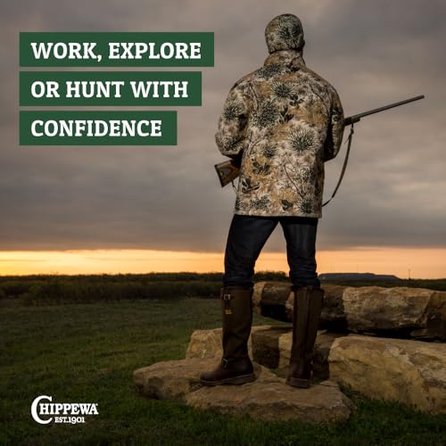 Chippewa Men's Brome 17" Waterproof Pull-On Snake Boots - Hunting, Outdoor Work, Slip - Resistant Snake Boots for Men4