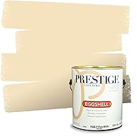 Vista 270 de PRESTIGE Pinturas de pintura exterior e imprimación en uno, 1 galón, plano, combinación comparable de Benjamin Moore* Manzanilla*