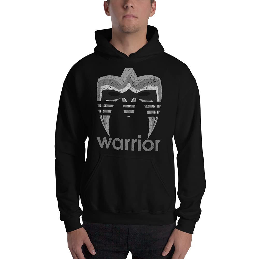Ultimate Warrior Wrestling farba do twarzy czarna męska bluza z kapturem