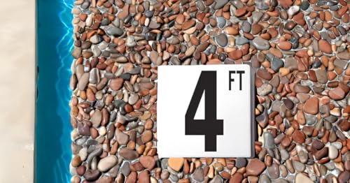 Aquatic Custom Tile - Señal cerámica para piscina 5.8" x 5.8" miniatura 6