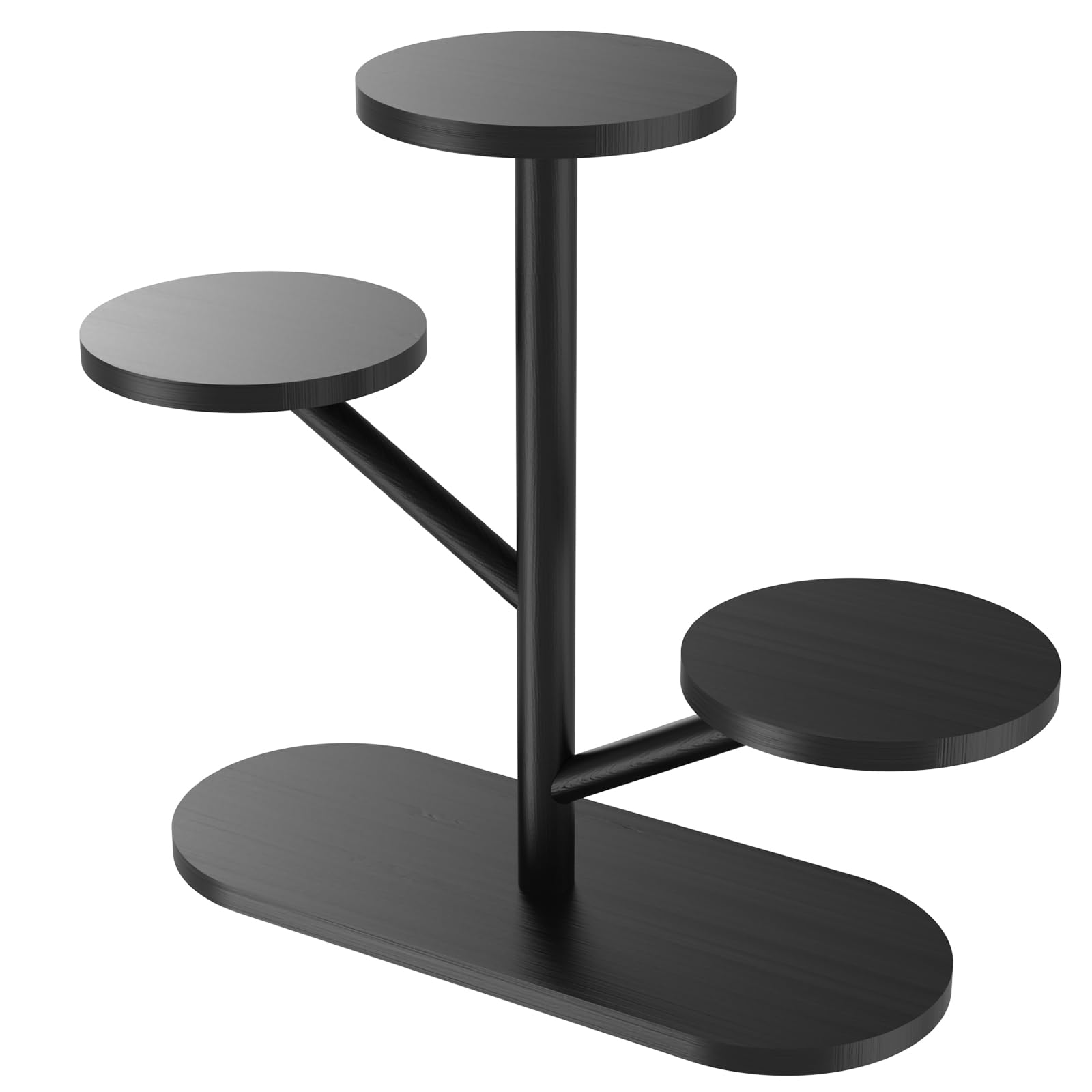 NiHome Tree-Shaped Bamboo Display Stand for Collectibles Mini Figures, Jewelry