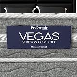 Colchão de Molas Ensacadas Probel Vegas Comfort Pillow Euro Solteiro (88x188x20cm) glide