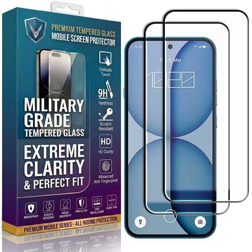 Image of PremiumTempered Glass for Nothing Phone 4a Screen Protector,9H Hardness,HD Clarity,Scratch-Resistant & Case-Friendly (Pack-2)