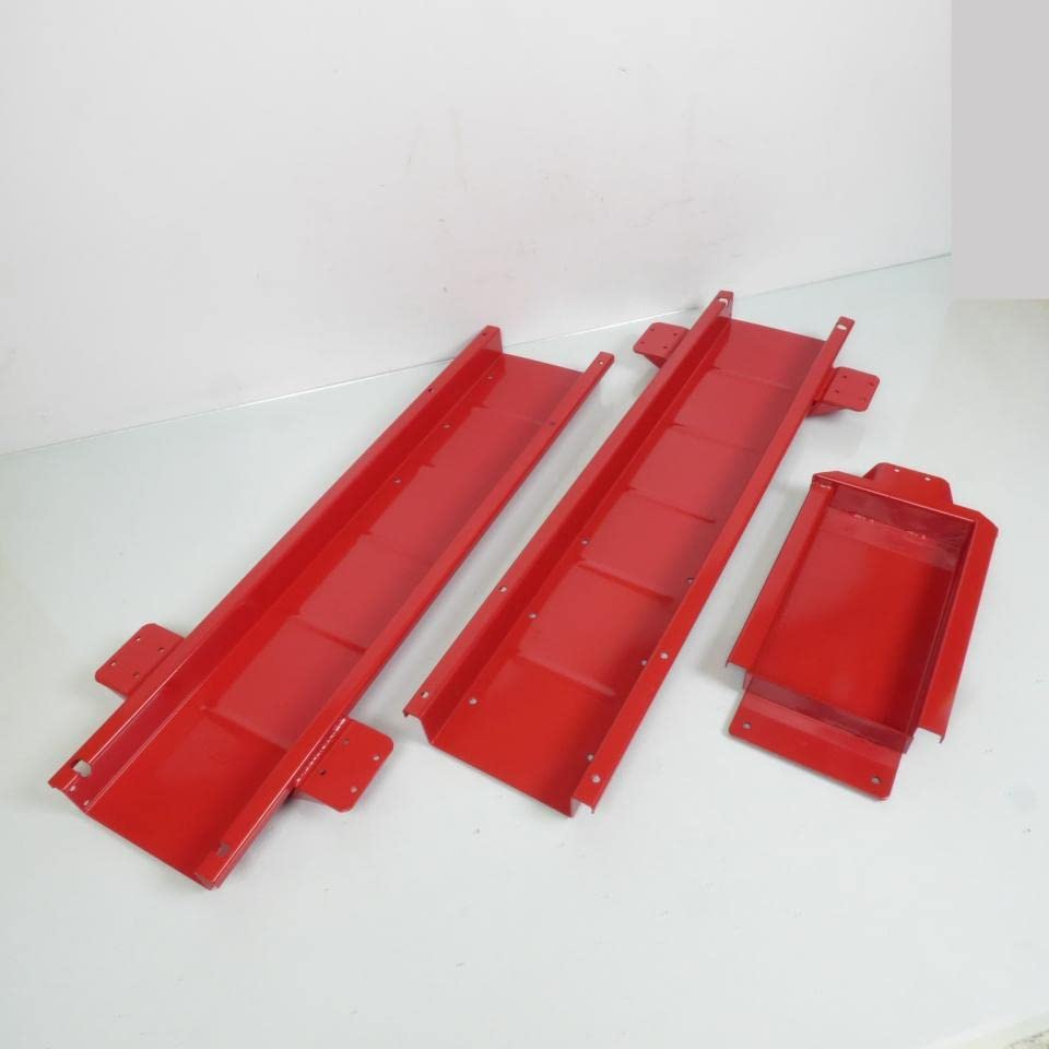 RANGE MOTO UNIVERSEL P2R GM ACIER ROUGE A ROULETTES (CHARGE MAXI 565 kg)