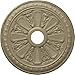Ekena Millwork CM23BIGDF Bristol Ceiling Medallion, 23 1/2"OD x 3 7/8"ID x 1"P, Hand-Painted Gobi Desert