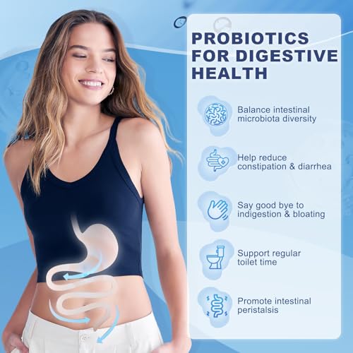 Probiotics for Women-Men Digestive Health with 100 Billion CFUs, Womens-Mens Probiotic for Immune Support and Gut Health with Prebiotics, multivitamin, 90 Veggie Caps (45 Days Supply) - Image 4