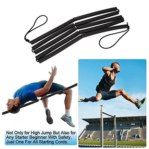 High Jump Bungee Elastic Crossbar, Pacific High Jump Training Crossbar Equipment For Men Women, Foam Field Track Cord Starting Accessories #TOP6