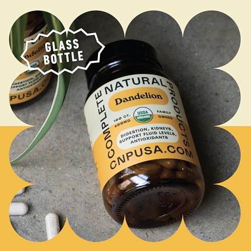 Complete Natural Products 15008 Organic Dandelion Root Supplement