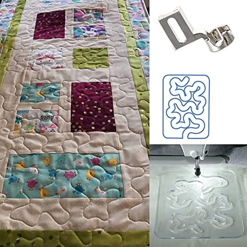 Plantillas de Quilt y Pie de Prensatelas para Máquina miniatura 6