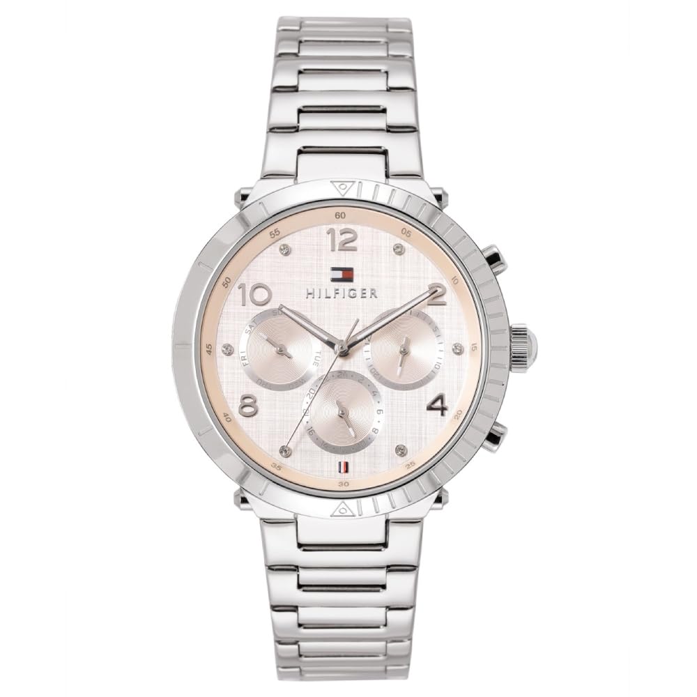 tommy hilfiger Quartz Multifunction Peach Dial Stainless Steel Strap Casual Watch for Women_TH1782488W-picture-10