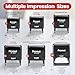 Promot Self Inking Stamp - Medium Custom Stamp for Name, Address, Office, or Business Use - Up to 4-Line Personalized Rubber Stamp - Customizable Font & Ink Color - Personalized Name Stamp