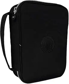 Estojo escolar grande para 100 lapis em Nylon com 25 elasticos (Preto)