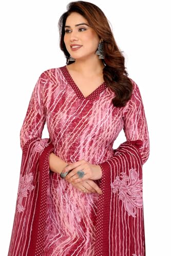 Image of Priyashi Women Unstiched Crepe dress materials | Crepe Salwar Suit for women with dupatta | suit material for women unstitched