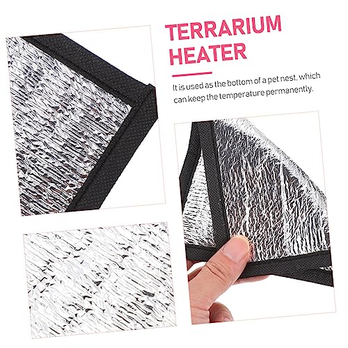 Kisangel 4pads calefactores reflectantes para reptiles miniatura 7
