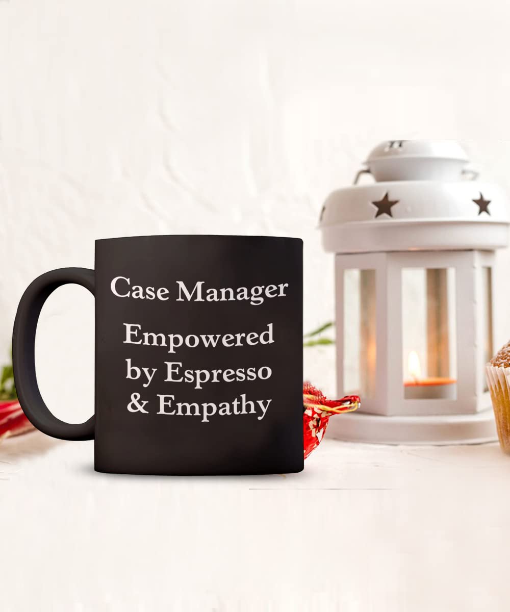 Case Manager Mug Case Management Appreciation Gifts Black Coffee Cup School Case Manager Social Worker Coffee Lover