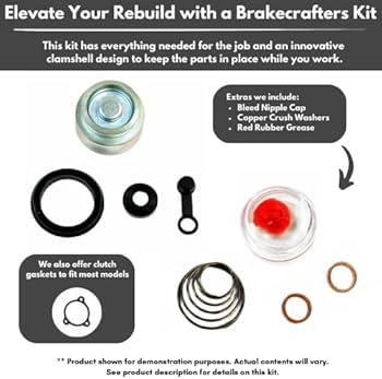 Amazon | オートバイクラッチスレーブシリンダーリビルドシールと