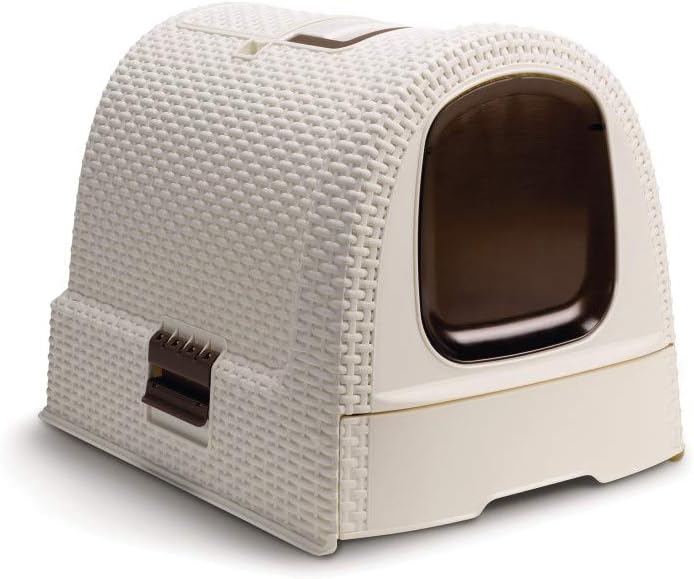 CURVER - Cat litter box - cream/brown