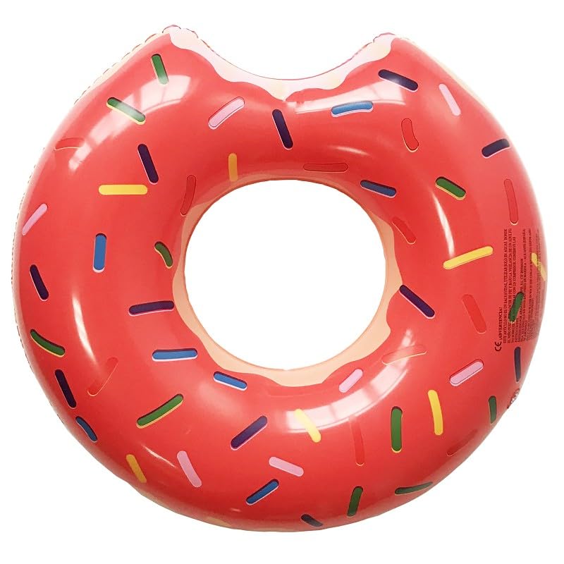 Flotador Hinchable Redondo Con Forma De Animal – Rosquilla Para Piscina De 59x54 Cm, Ideal Para Fiestas Y Eventos De Verano