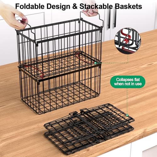 Stackable Freezer Organizer Bins Set - 4 Durable Storage Bins - Image 3