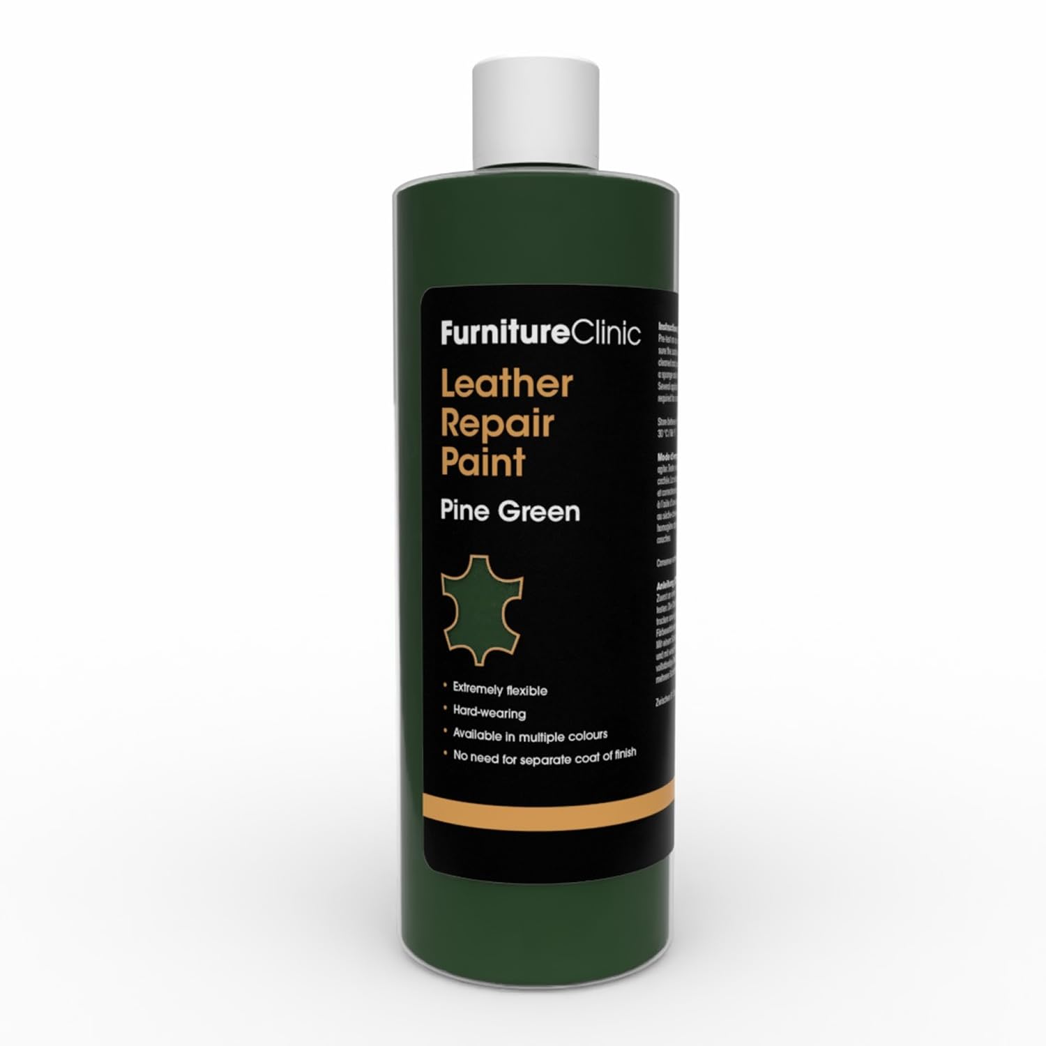 Furniture Clinic Leather Repair Paint, Color and Finish, Pine Green