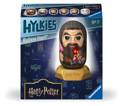 Ravensburger - Puzzle 3D Hylkies - Édition Harry Potter - Figurine n°17 Hagrid - Adultes et Enfants - 54 pièces numérotées à Assembler sans Colle - Support Inclus - 12008004