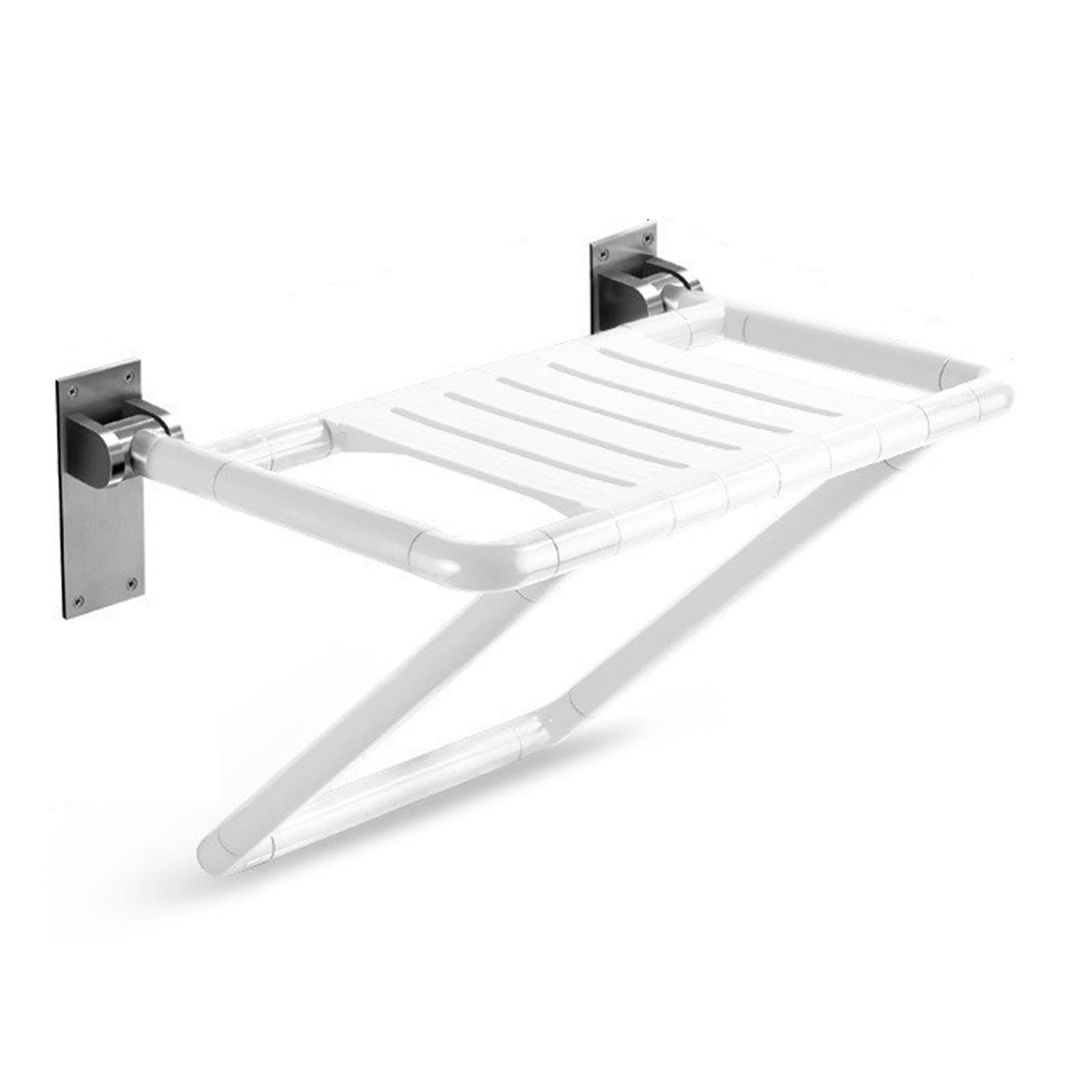 Silla Ducha Plegable,Asiento Ducha Plegable Pared Montada,Silla Abatible Ducha Montado en la Pared,Taburete Baño Banqueta Ducha para Personas Mayores Minusvalidos Adultos