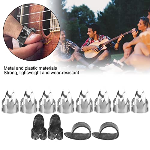 Médiators, Pick Finger Cots Guitar Finger Picks Metal Index Finger Picks Accessoires de guitare pour guitare classique… - Les Beatles, Paul McCartney, John Lennon, RIngo Starr, George Harrison Médiators, Pick Finger Cots Guitar Finger Picks Metal Index Finger Picks Accessoires de guitare pour guitare classique… – Image 5