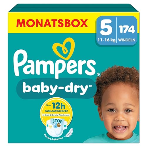 Pampers Windeln Größe 5, 174 Windeln