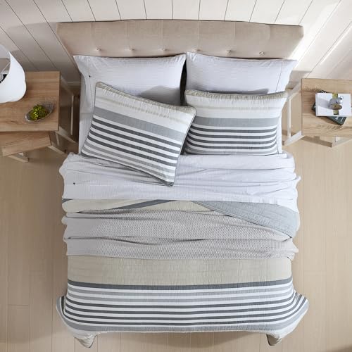 Nautica - Queen Quilt Set with Shams, Lightweight Bedding - image 2