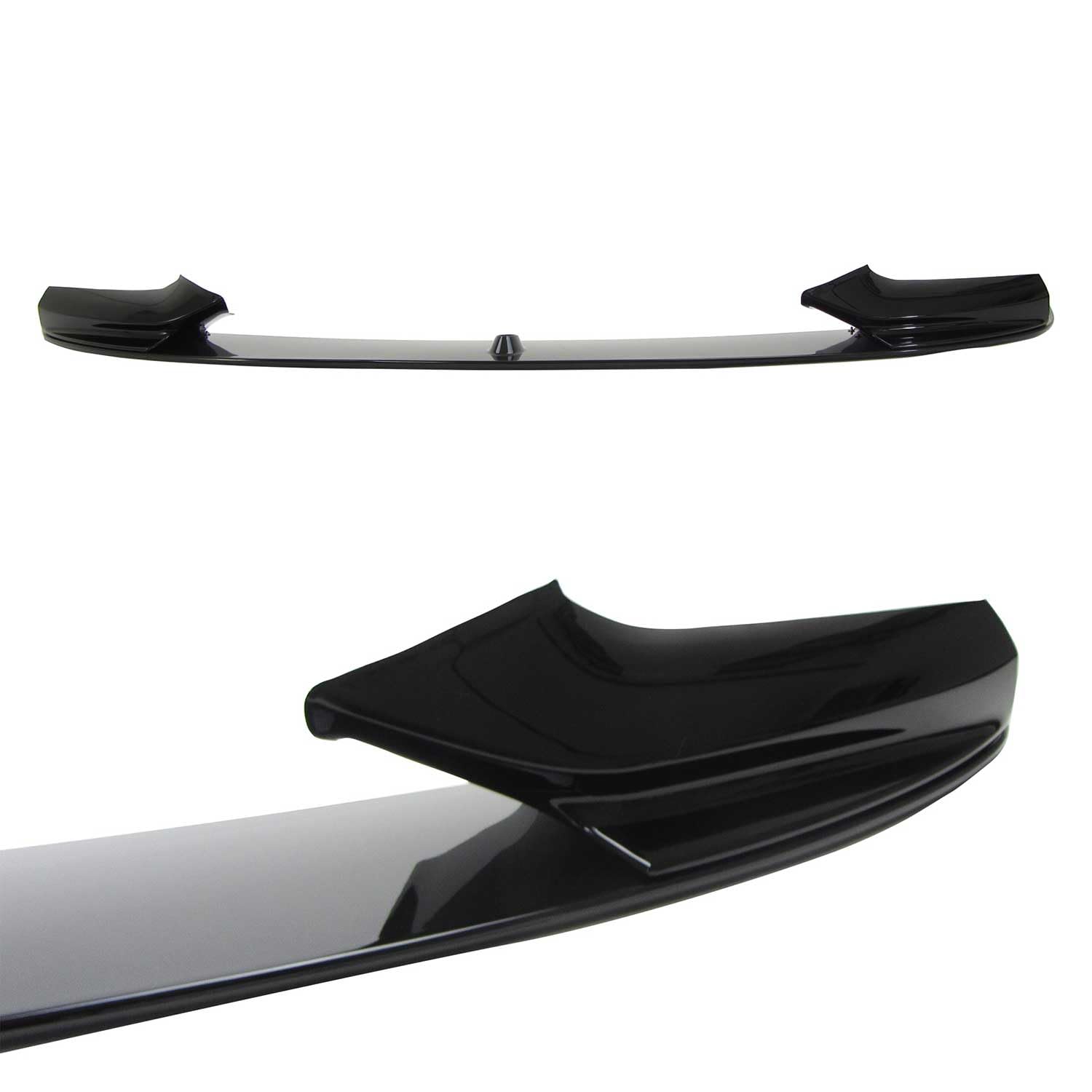 JOM Frontspoiler Lippe kompatibel mit BMW 5er F10 Limo F11 Touring 2010-2017 schwarz glänz