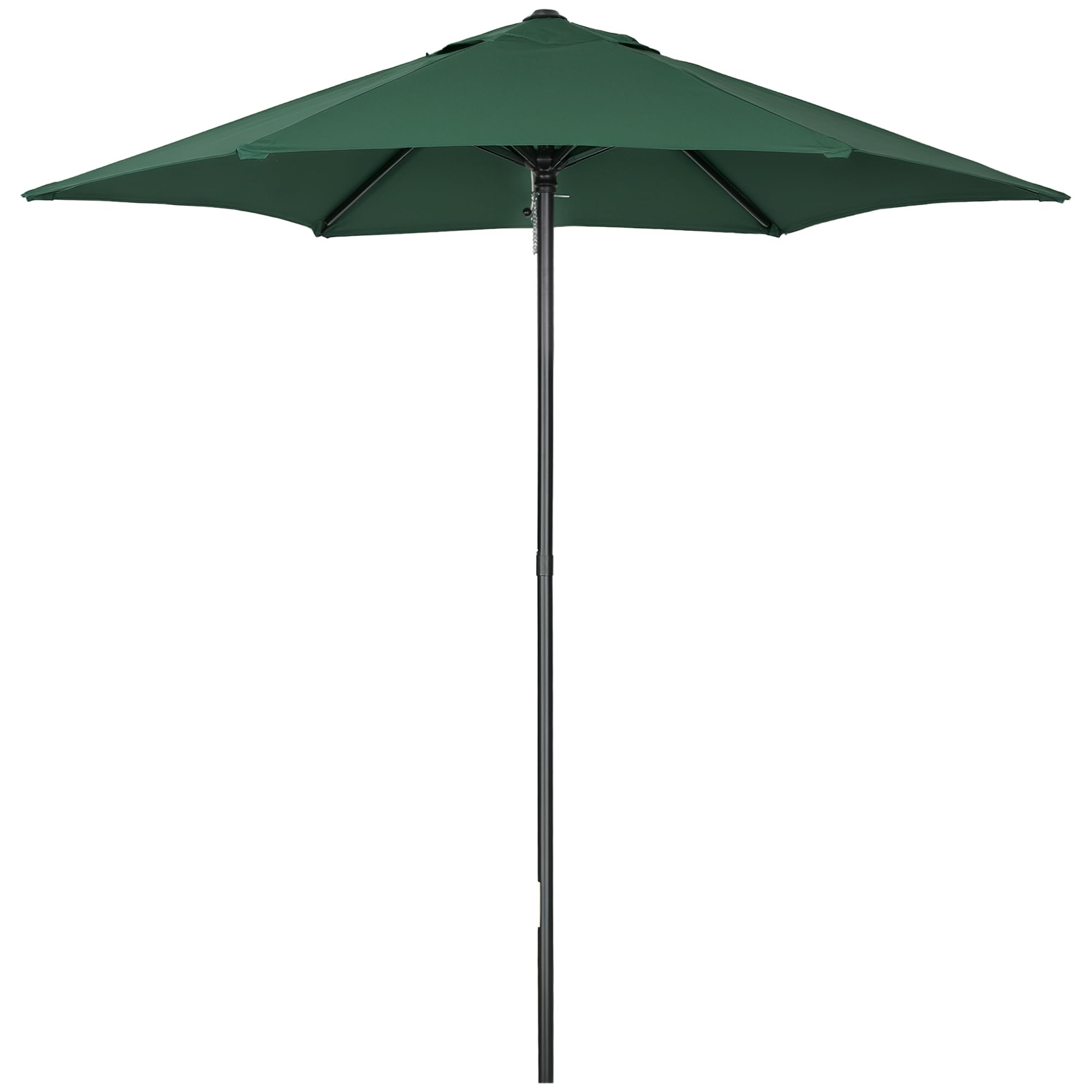 Outsunny Patio Umbrella - Green - 2m