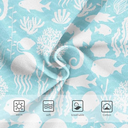 Girls' Underwear Sea Animal Fish Cotton Stretch Comfort Toddler Panties3