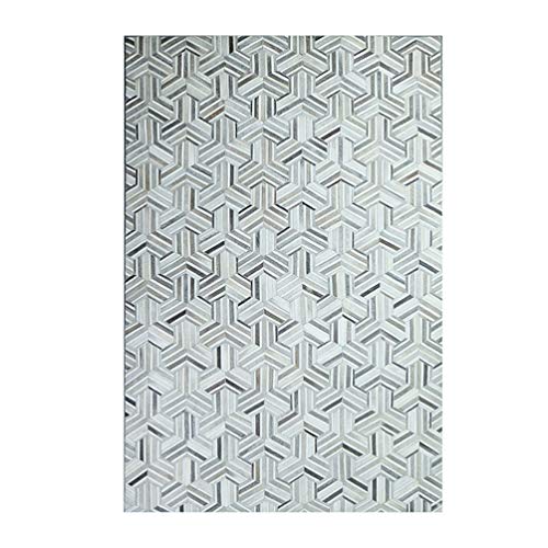 Fydnp Alfombra Tradicional De Patchwork De Piel De Vaca - Parche De Gr