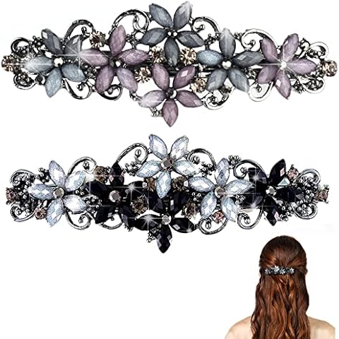 Barrettes à Cheveux Jinsion Cristal Cover
