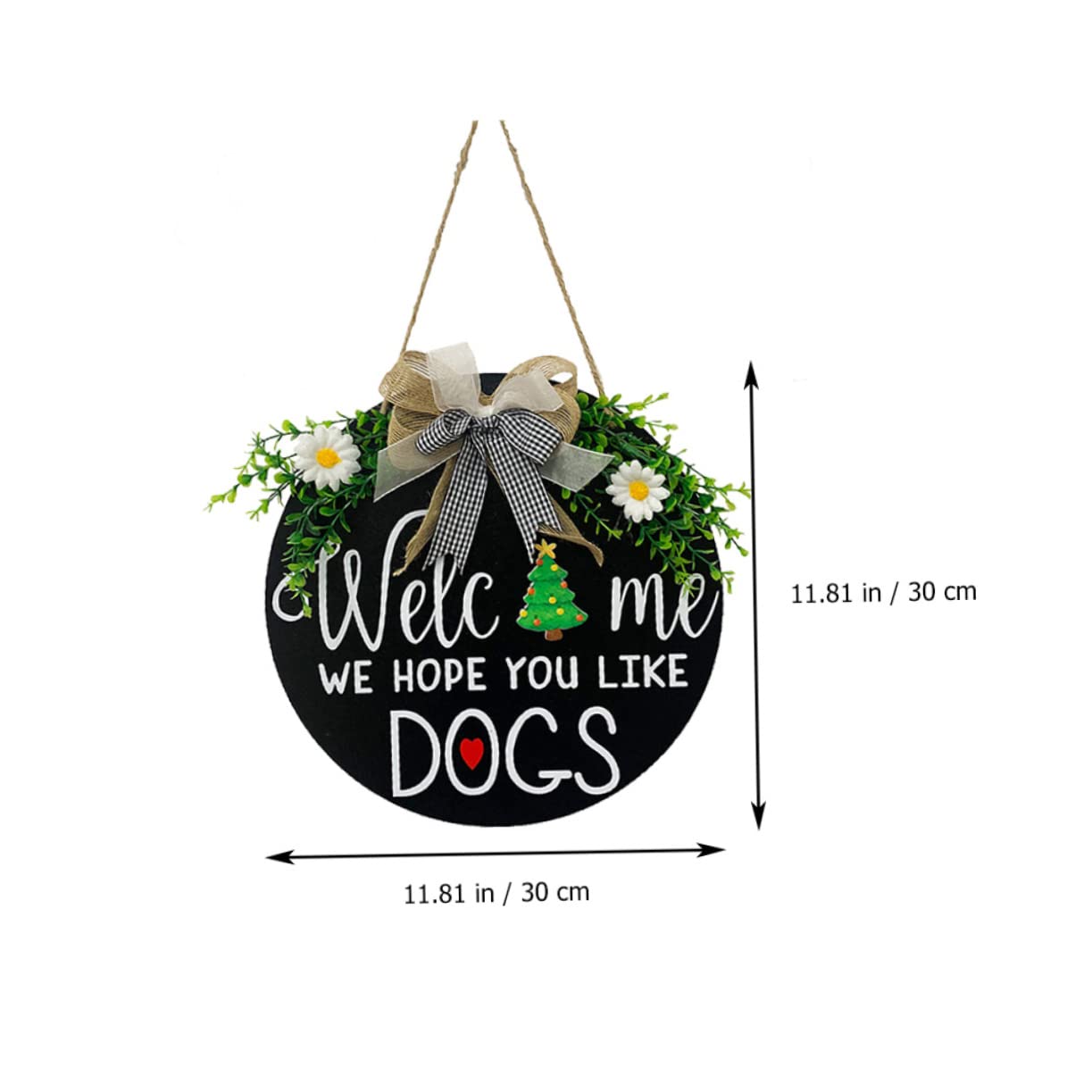 PRETYZOOM 3 Juegos cartel de bienvenida de madera puertas Lámina decoración decoraciones muro home decor decoração casa tablones de madera letrero de bienvenida plato de bienvenida de madera