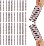 28 PCS Match Striker Stickers, Match Striker Paper with Adhesive, Ideal for Fireplace Matches (Rectangle)