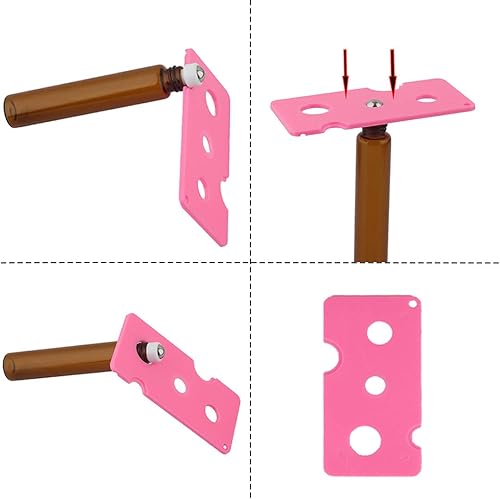 Miniatura 7 de TUZAZO Almacenamiento de aceites esenciales, estuche de transporte de aceites esenciales para 30 botellas, 0.2 fl oz, 0.3 fl oz, 0.5 onzas, carcasa