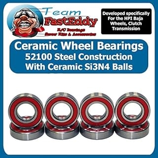 FastEddy Bearings Ceramic Wheel Bearing Set HPI Baja
