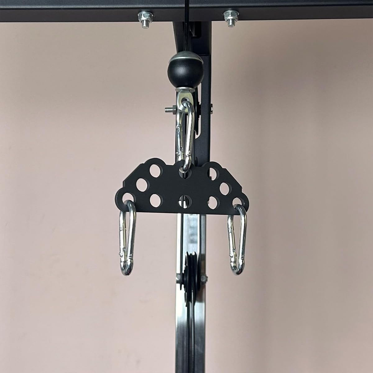 Huba Multi Grip LAT Pulldown Bar per Home Gym Fitness Spreader Plate LAT Pulldown Attachments per cavo macchina Pulley System, Double to Single Cable Attachment Manopola