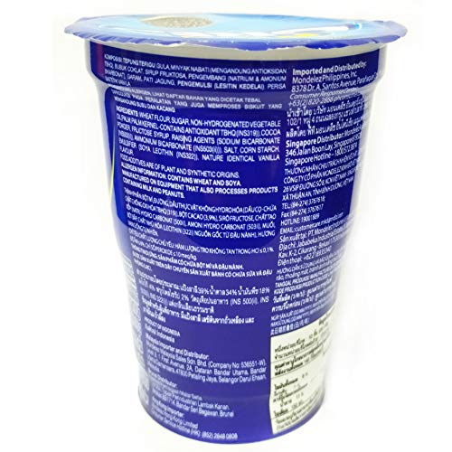 Image of Oreo Mini Cream Biscuit-Original Vanilla Flavor,61.3 Grams Cup (Pack Of 2)