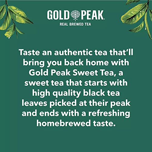 Gold Peak Chá naturalmente Doce Real Brewed, Escolhido para Sabor Pico, Feito com Açúcar de Cana - D