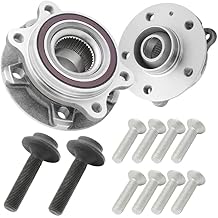 [2-Pack] BR930817K Front Wheel Hub Bearing Assembly, Premium Pre-Assembled 513301 Compatible with [AUD] A Series, S Series, Q5, Also fit on Rear for Quattro Models. [See Description for Details]