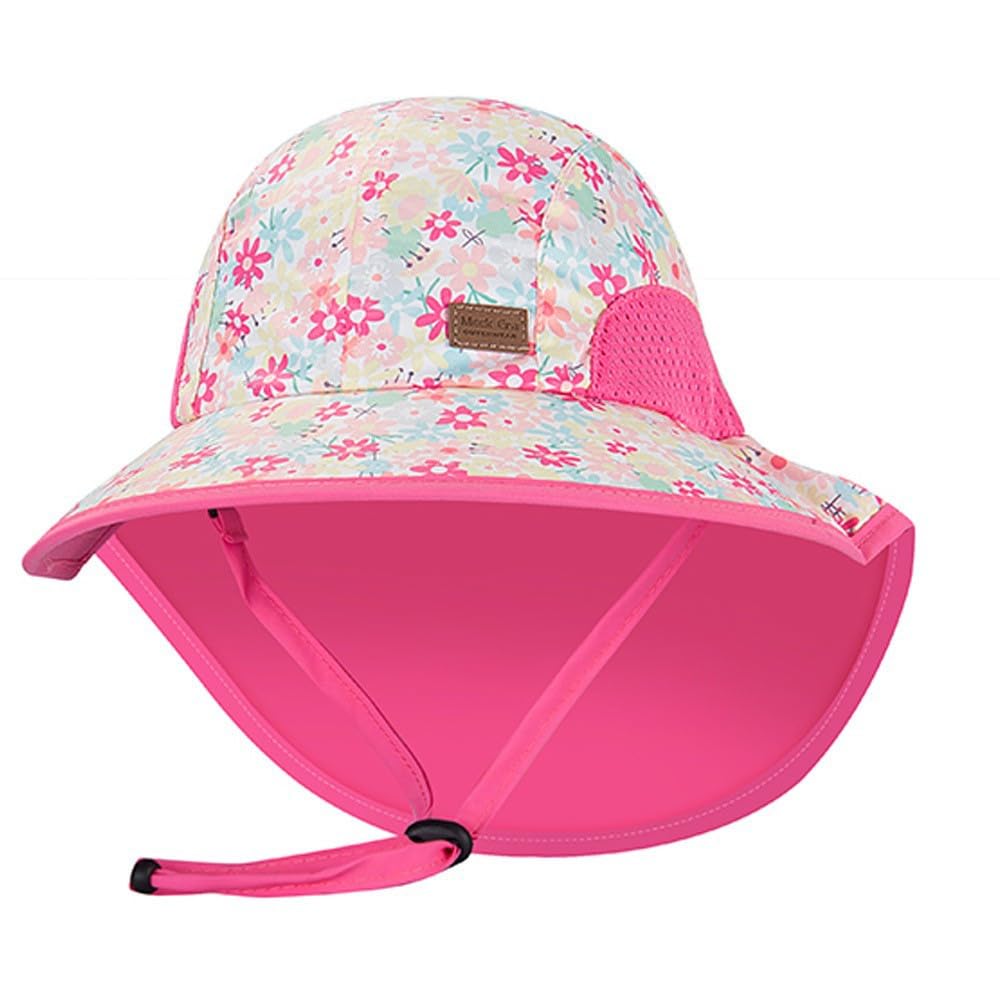 JiAmy Sombrero de Sol Bebé Niña Ajustable Gorro Verano Protección Solar UPF 50 Gorra Playa Pescador Sombrero para Niño 0-2 Años