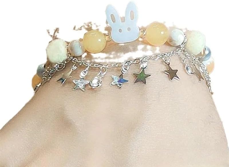 Anime Game Love and deepspace Xavier Cosplay Rabbit Star Beaded Bracelets Jewelry Hand Chain Bangle Accessories Props Gift - Image 4
