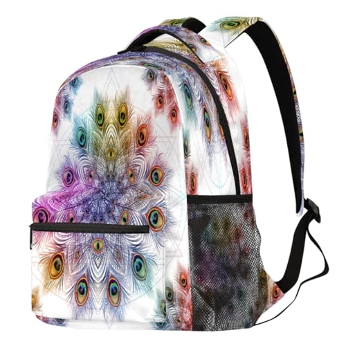 Sac à dos confortable pour fille et garçon au motif mandala apaisant