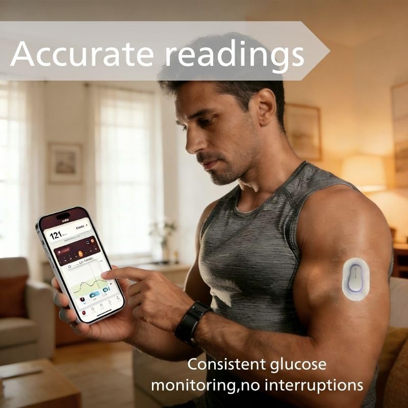 Dexcom G6 Adhesive Patches - 20 Pack Waterproof & Transparent Overpatch CGM Stickers for G6 10-14 Days Long Stay Fixation Monitor Protection, Easy to Use Pre-Cut Adhesive Tape-LiangMai