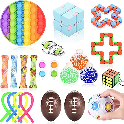 Nestling Fidget Toy Pack, 22 pcs Fidget Toy Pack Barato, Juguetes Niños para Antiestres Adultos y Niños, para Sensory Toy Box para Niños Adultos /Autismo Regalo/ Fiesta Navidad Cumpleaños