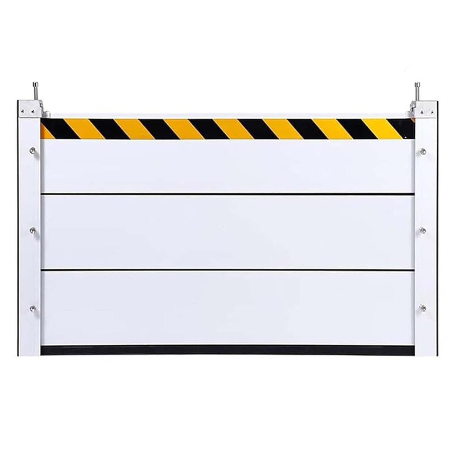 Barrière anti-inondation pour protéger l'accès au garage l'automne